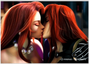 Katarina Rule Porn - miss fortune, yuri, kissing, ai generated, lesbian couple, 2girls file 28499796e6006a6367002c072004bc2b