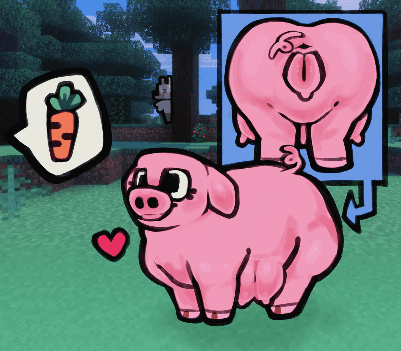 Minecraft Game Porn - heart symbol, sus (pig), canid, teats, xbox game studios, 2025 file 28805d7f14c69a0ac62ee513dab9f1a8a45f7c57