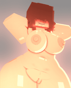 Minecraft Sex Art - open mouth, female focus, hair over eyes, big nipples, curvy females, original character file 2969d4d49e05cca445594a189e674f0a