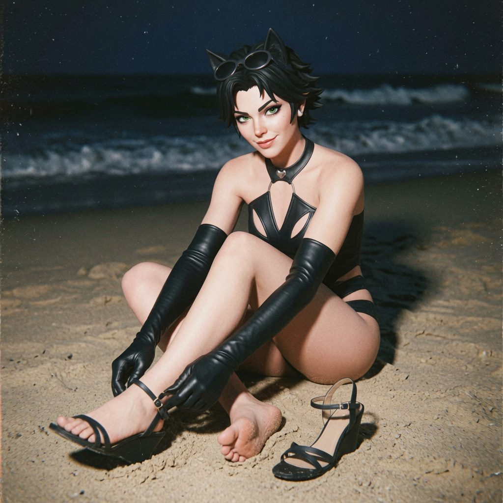 Catwoman Hot Hentai - 1girl, feet, catwoman, ai generated file 2d0224c1e758e7bc3b38b417c83da8ba