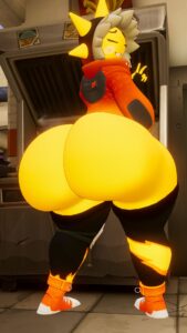Sunspot Game Hentai - looking back at viewer, 1male, massive ass, bubble butt, butt focus, enormous ass, thicc thighs file 2e9bc121c3e4c49fac1b98ea99270f04