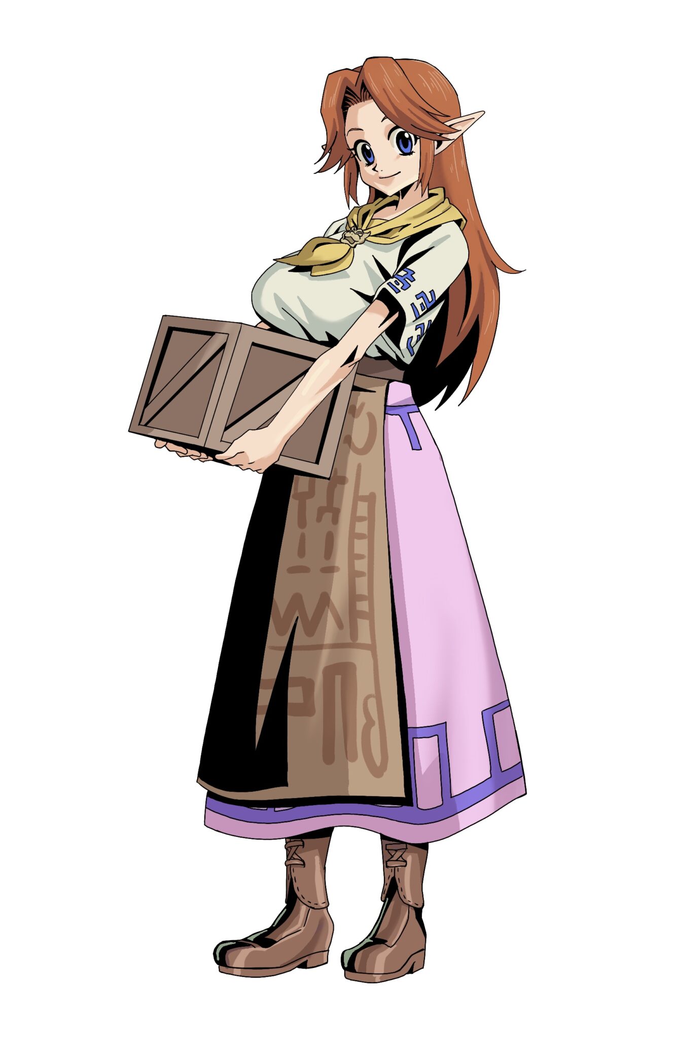 The Legend Of Zelda Hentai - red hair, long hair, pointy ears, light-skinned female, smile, boots, elf file 2fae66560936462bf4683dc35a10fe26 scaled