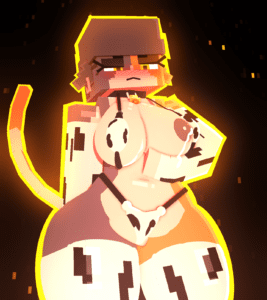 Minecraft Hentai Porn - meowskulls, looking at viewer, meow skulls (fortnite), areola, cow print bikini file 328bca0face1358fa4effdb2fedd190c