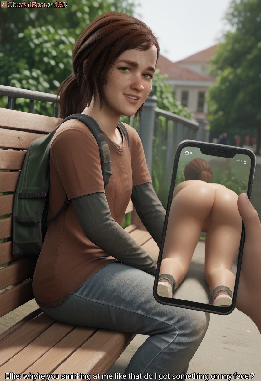 Ellie Rule - text box, red shirt, ass, 3d file 35763036ba03440be3c642d64c1566ca