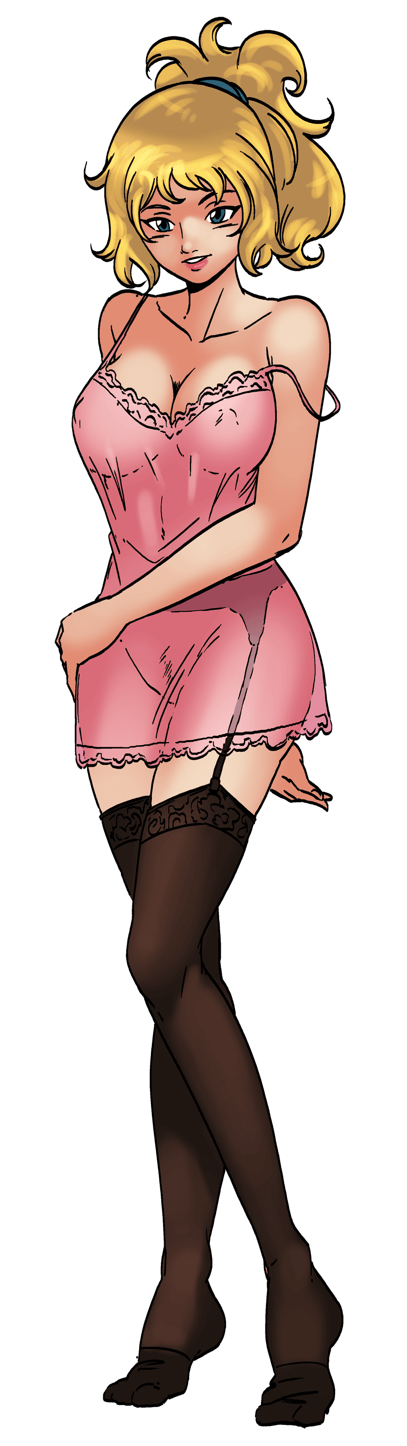 Minecraft Hentai Art - lingerie, cg, solo, strap slip, smile, solveig (hentai heroes) file 3587ad868fc83c68b8132fce9c233096