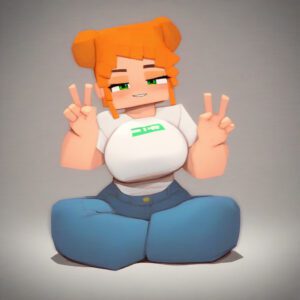 Minecraft Sex Art - thick thighs, thick ass, ai generated, solo, thick file 365465bb3ee1eb3c79554d5ce791281c