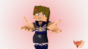 Minecraft Rule Xxx - 3d render, smile, 1females, hairclip, purple eyes, female, shirt file 368206573559cd440b14eb2f8452b567