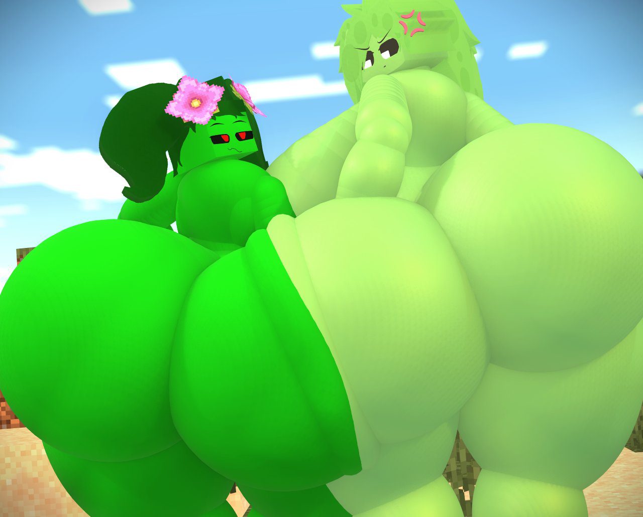 Creeper Sex Art - boobs, breasts, hbtheender, butt, slimer (stemingbunbun), duo, big butt file 384345c8c0317c1521e1fd38ee15c578