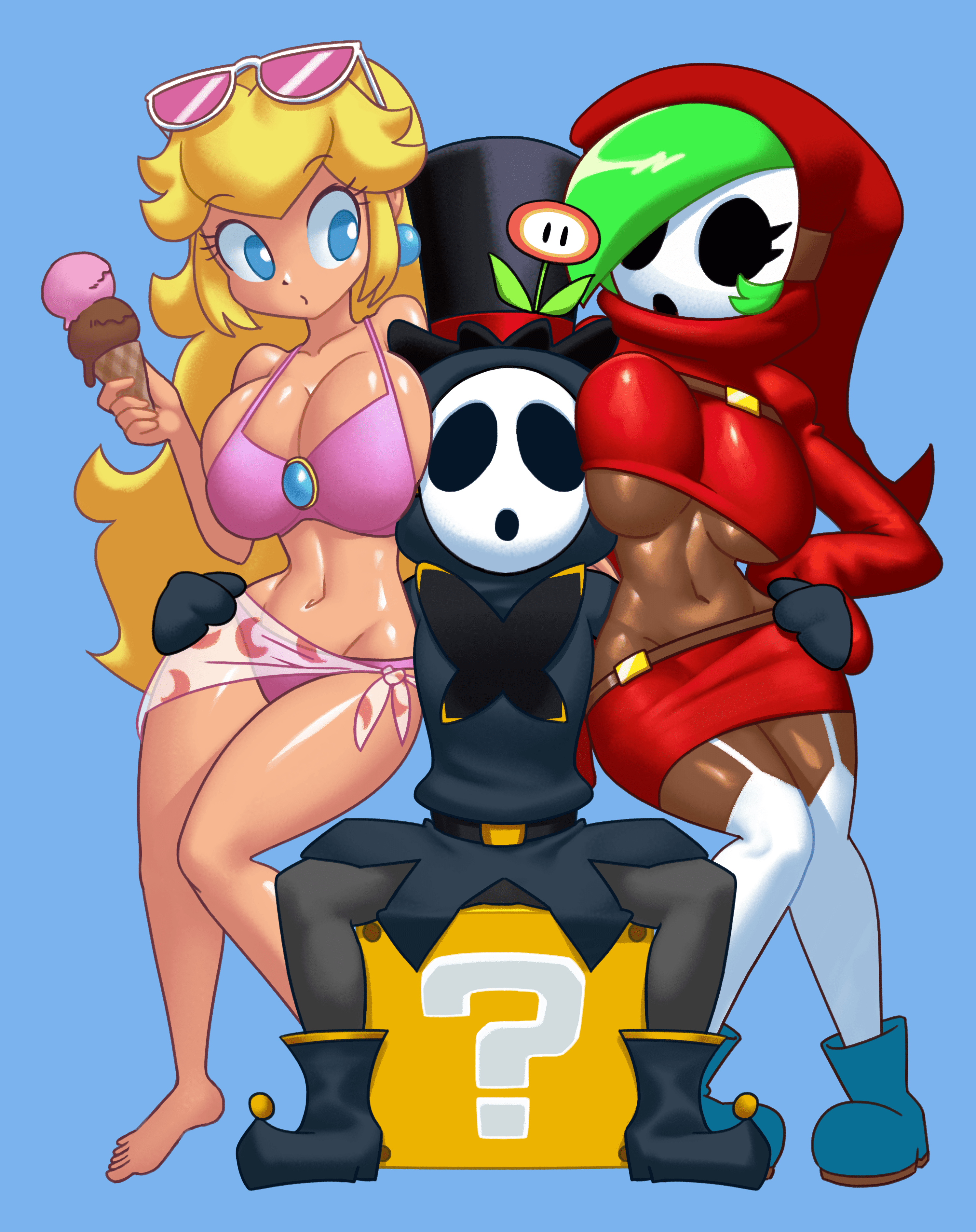 Minus8 Porn - open mouth, navel, ice cream, straight, thighs, shy gal, white background file 3c887c0b461c3364ced2f4df4e3d4f8b