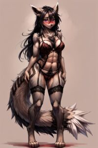 Pokemon Sex Art - purple eyes, badger girl, scorpianpp, pokemon (species), gray fur, stable diffusion file 3cf060a1925ef67a3efacf851352a625