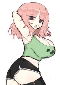 Minecraft Game Porn - thick thighs, nanami chiaki, gamer girl, 1girls, long hair, female, thighs file 3e15ac55fba4185a17453ab515e5fa42