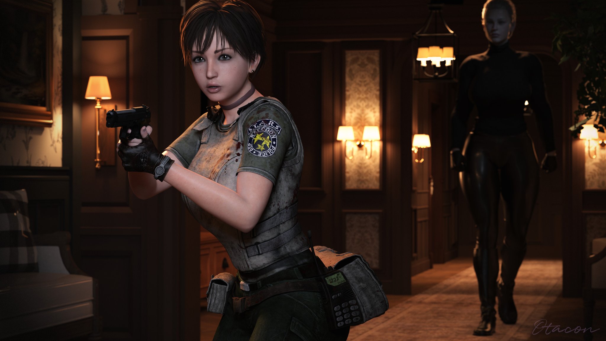 Resident Evil Sex Art - slim waist, mature, big ass, tyrant, size difference, tall file 40db976c62206423651b97fa604f236e