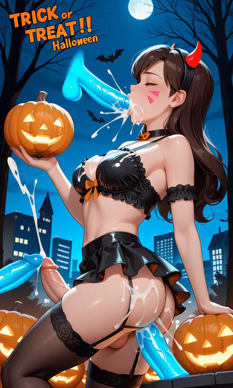 Overwatch Hentai - pretty face, gangbang, looking at viewer, wavy hair, halloween, city file 42ea76fdd26c957567d1198afa0fa56d