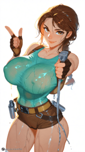 Tomb Raider Porn Hentai - breasts, brown eyes, see-through, 1girl file 50ad1376c4ab6178e345ed6dc3c74f70