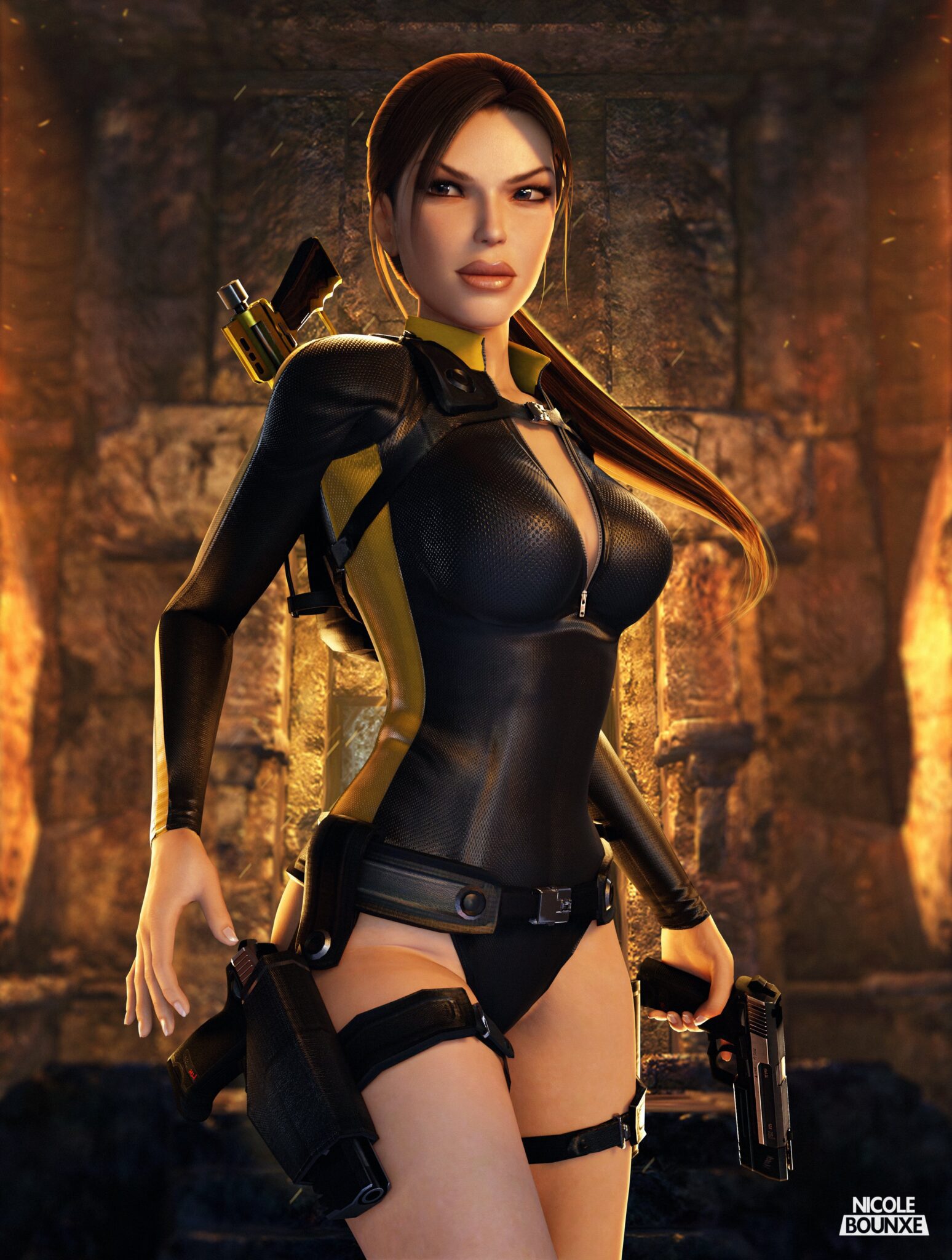 Tomb Raider Game Porn - female, big breasts, brown hair, curvy file 5146d3d56455000e791efaf853236416 scaled