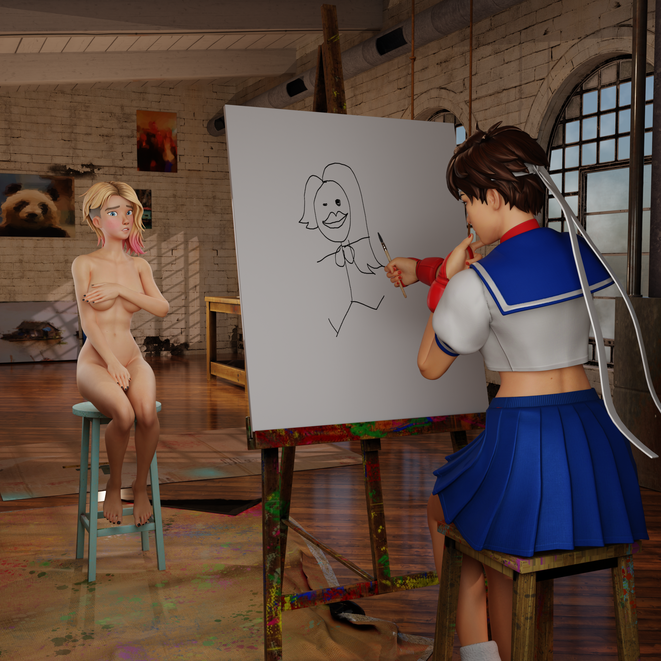 Fortnite Rule Porn - light-skinned female, asian female, nude female, eastern and western character, choovy3, nude model file 5302eec470186c5b9883f7d452c1fc37