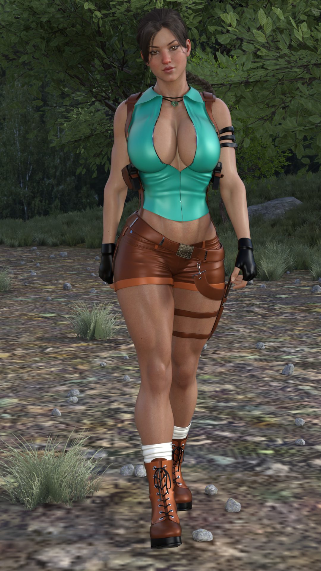 Tomb Raider Porn Hentai - athletic woman, beautiful woman, 3d (artwork), denim shorts, muscular female, athletic female file 538f7ac54542acc5a1fb25ba16416d4e