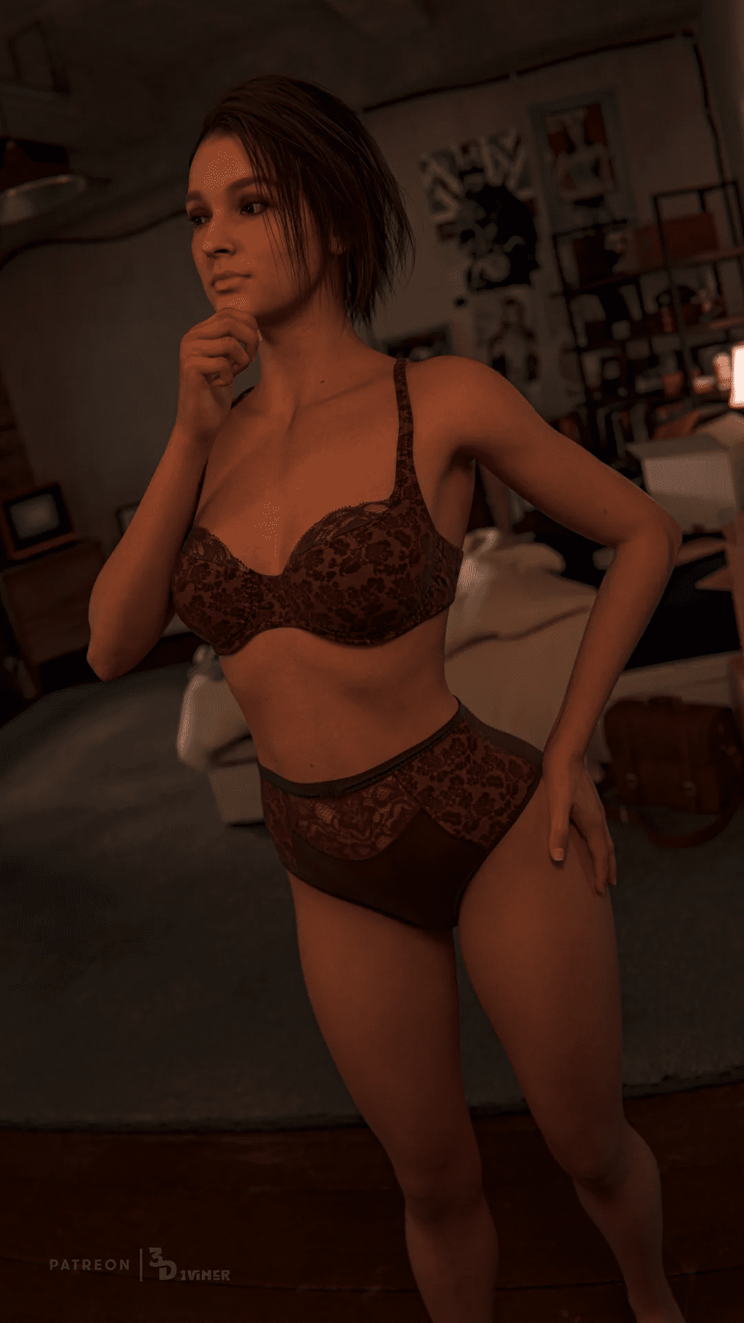 Resident Evil Rule Porn - wide hips, big breasts, resident evil 3, huge thighs, bra, breasts file 55add4ff085498dbd7afd6e014eb7456