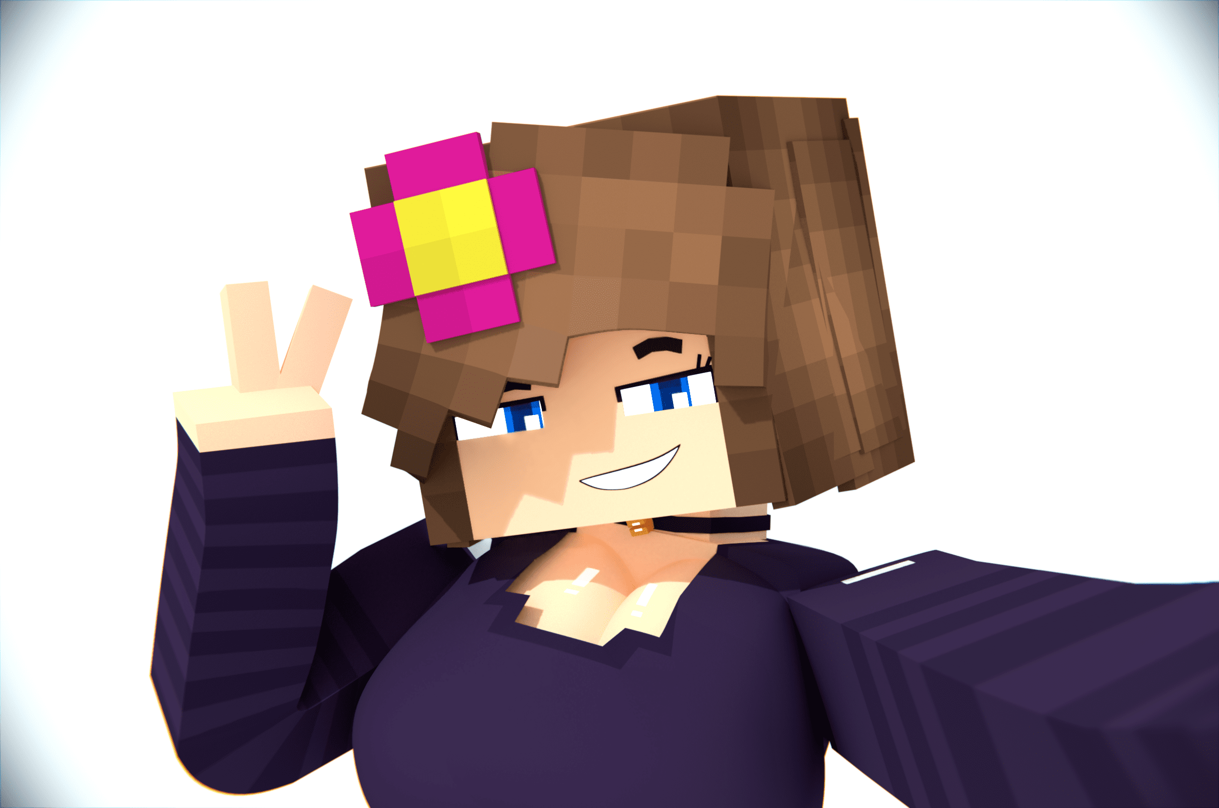 Minecraft Hentai Porn - bell choker, stripped clothes, digital media (artwork), fully clothed female, square (anatomy), selfie file 568fc0842e5fa2375ebb05b2c0c26ed0