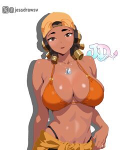 Raze Hentai - white background, bra, riot games, brown eyes, hat, digital media (artwork) file 57b6dd5a25610b0cf8ace18a6afc3665