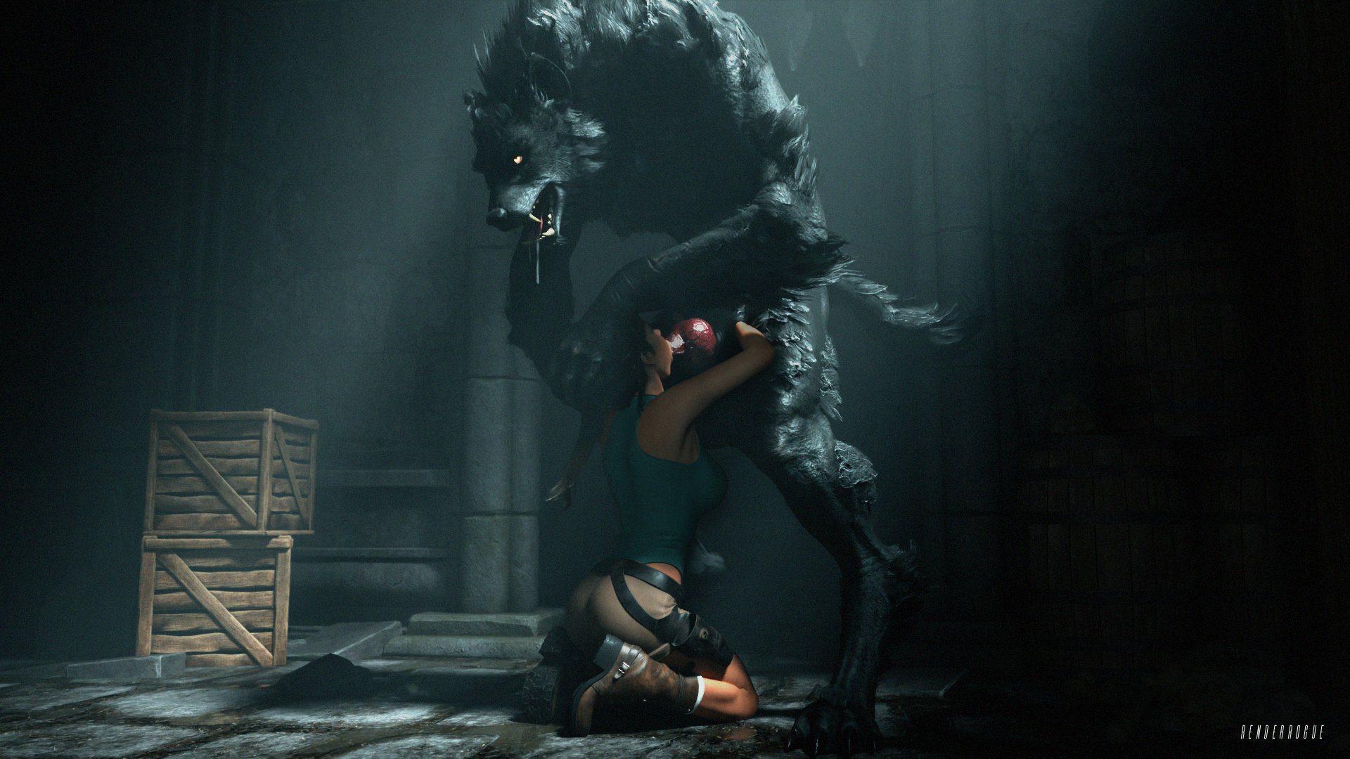 Tomb Raider Porn - wide hips, renderrogue, rape, lara croft, busty, irrumatio, monster file 59378314c09a80c617dccb5418800ee9