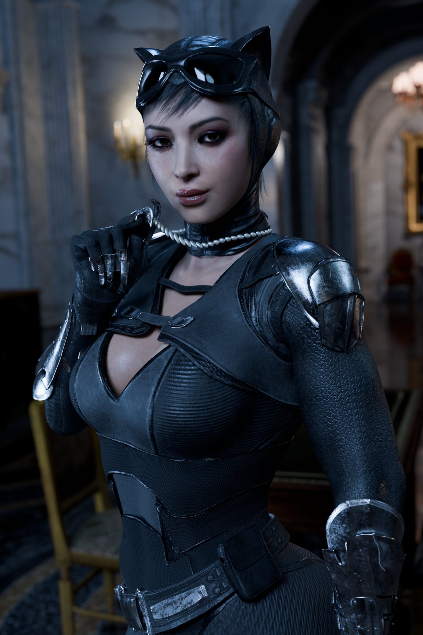 Resident Evil Porn Hentai - female only, light skin, short hair, cosplay, blender, cat ears file 5b038c5c9da8b2d7f58aec489274627f scaled
