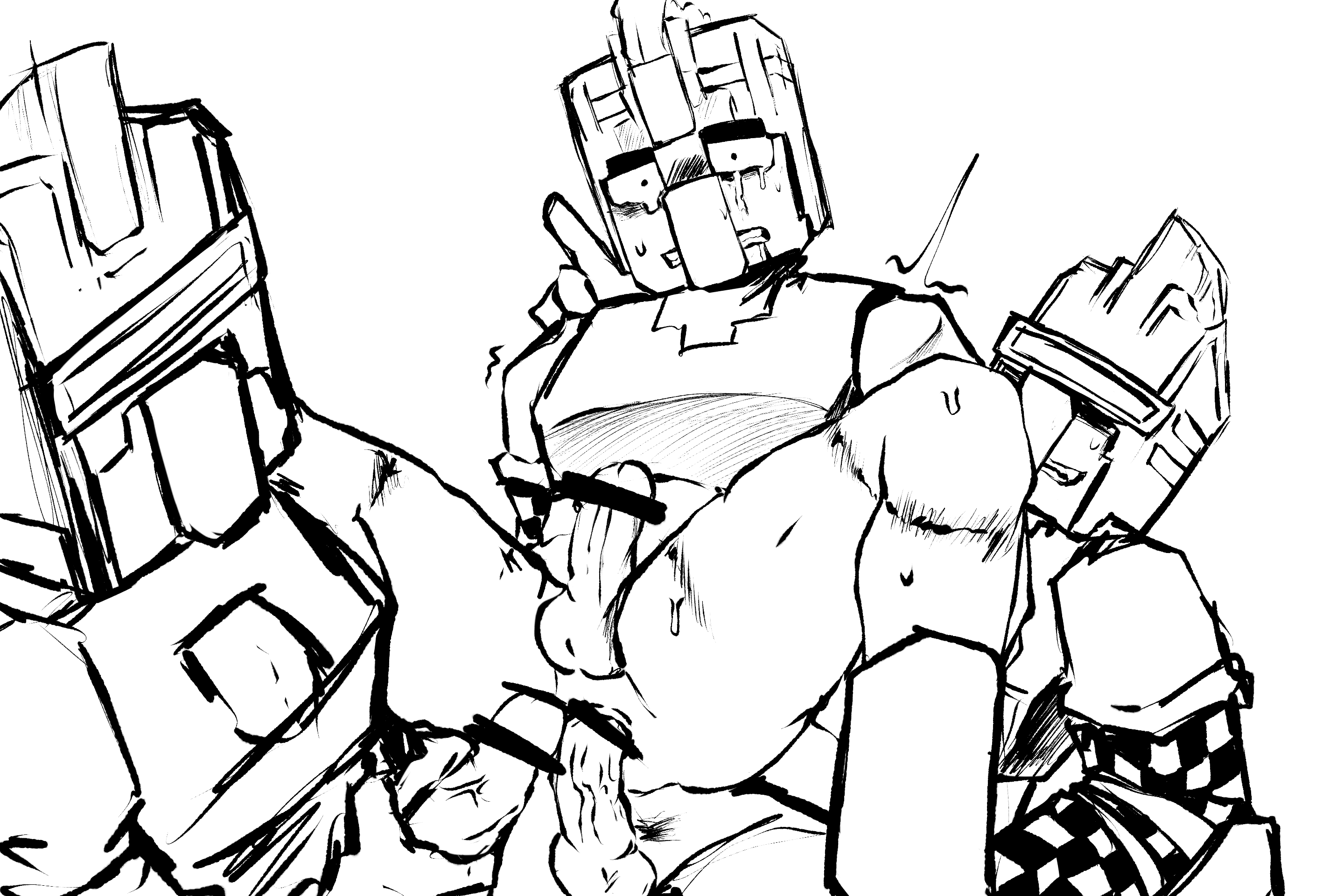 Villager Porn Hentai - censored penis, chen (pixiv), gay anal, cock, penis, 3boys file 5b52b36b80b1272a01d89356a59e5779