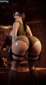 Tomb Raider Rule Xxx - big breasts, crossover cosplay, huge breasts, pale skin, chest, ass