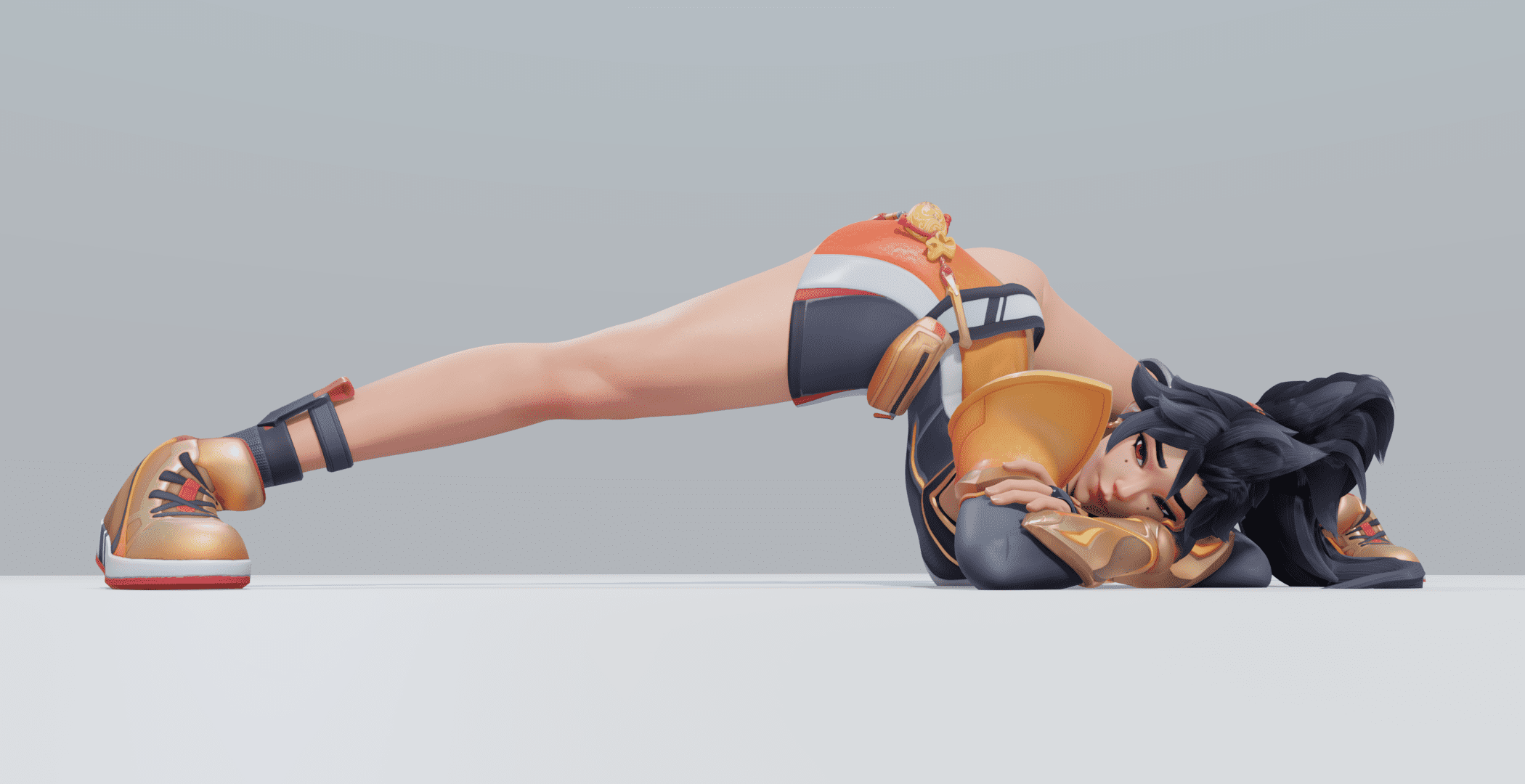 Overwatch Hentai Xxx - smile, 1girls, flirting, 3d (artwork), smiling at viewer, blender, high quality file 643fdd5a22365c4daeb0a5df362327b2