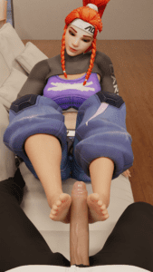 Overwatch Hentai - foot on crotch, feet, foot worship, foot play, seductive pose file 65c0f854135e680baabcb3038f975acd