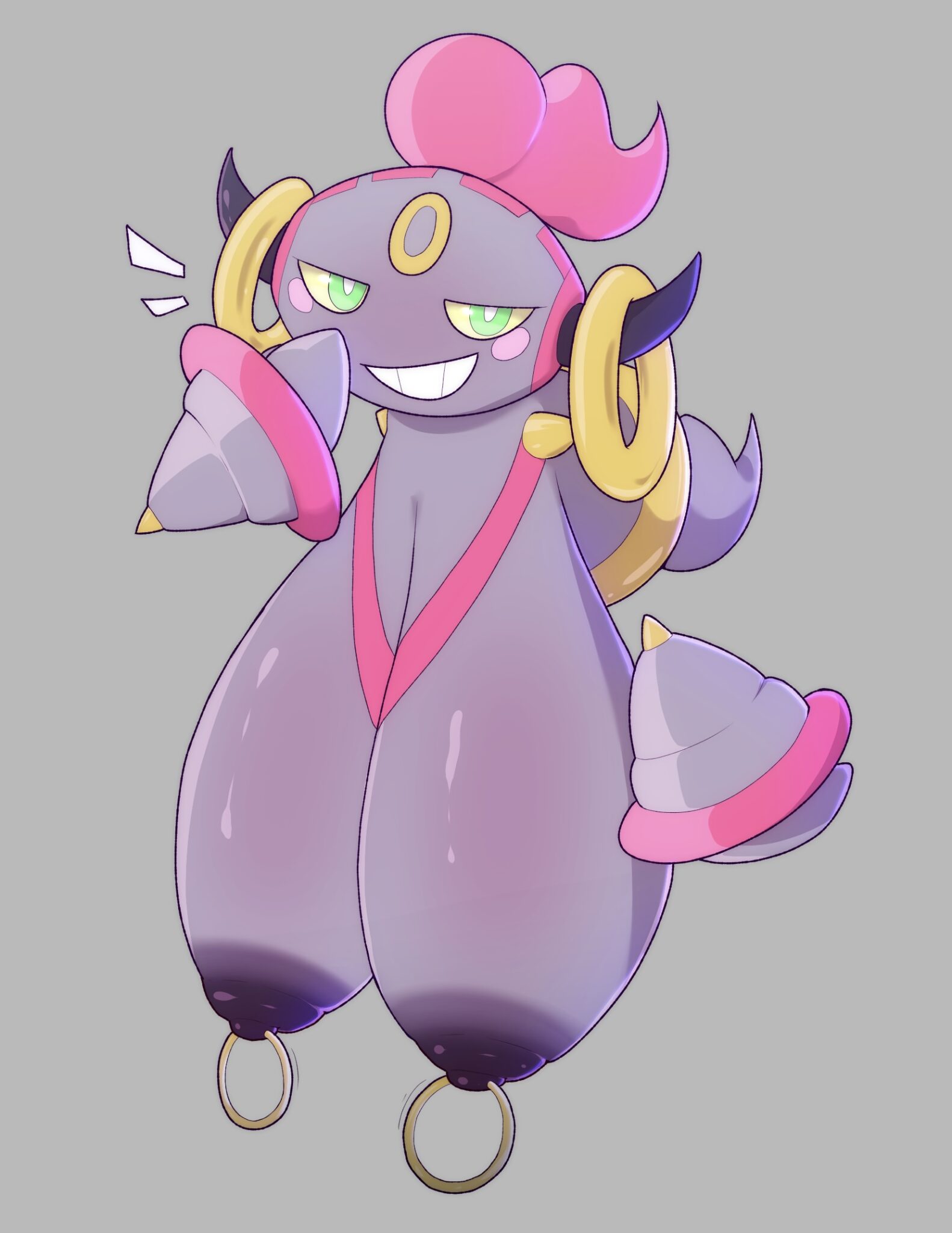 Pokemon Hentai - ghost, massive breasts, hand near face, looking at viewer, nipple piercing file 678d9867c71ad244e8d1a78522f7141a scaled