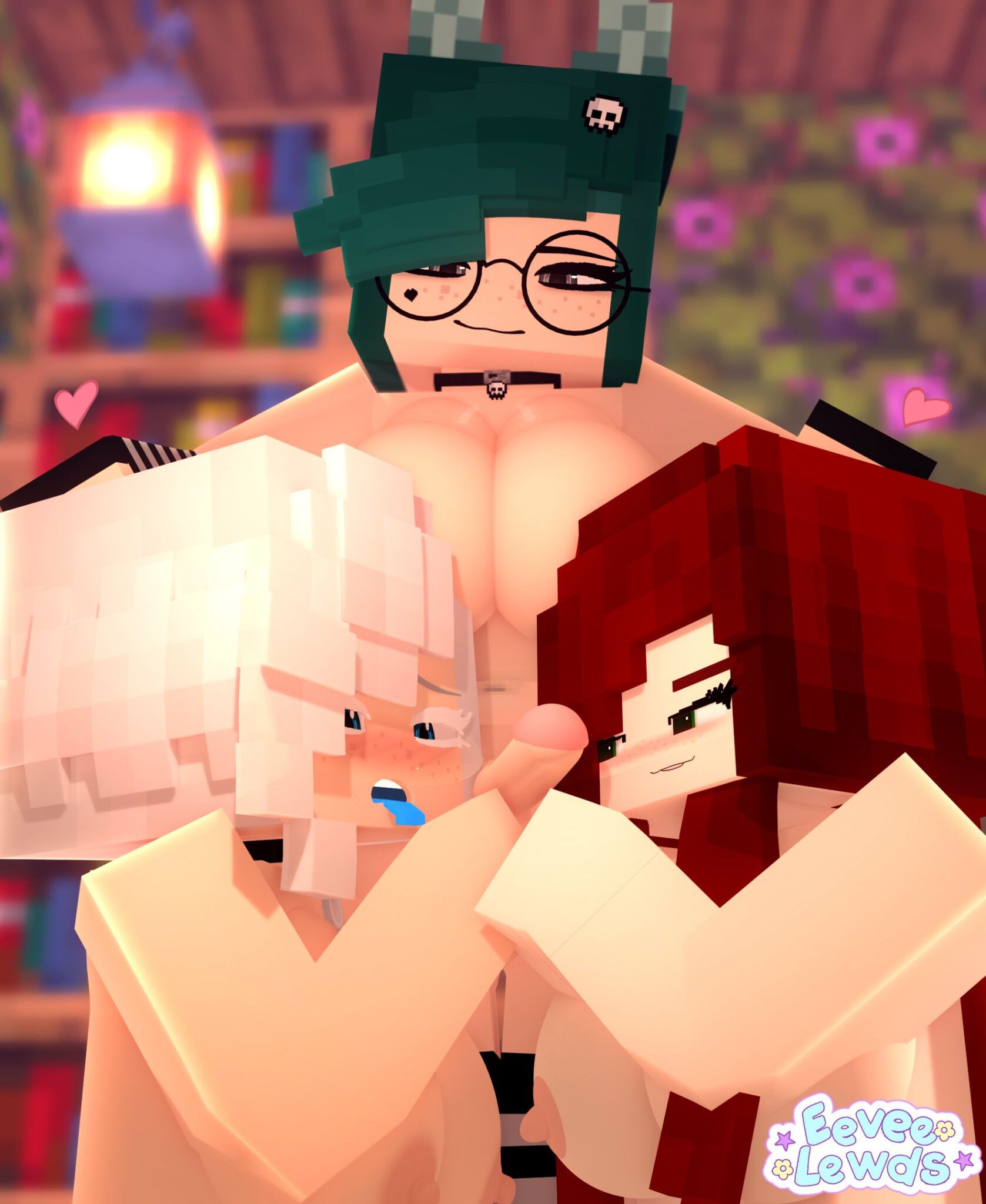 Minecraft Game Porn - titfuck, cat humanoid, cyan hair, nude futa, threesome, roxy (eeveelewds) file 6a05dd98d555f2042c1fa2a1867b4f7a scaled