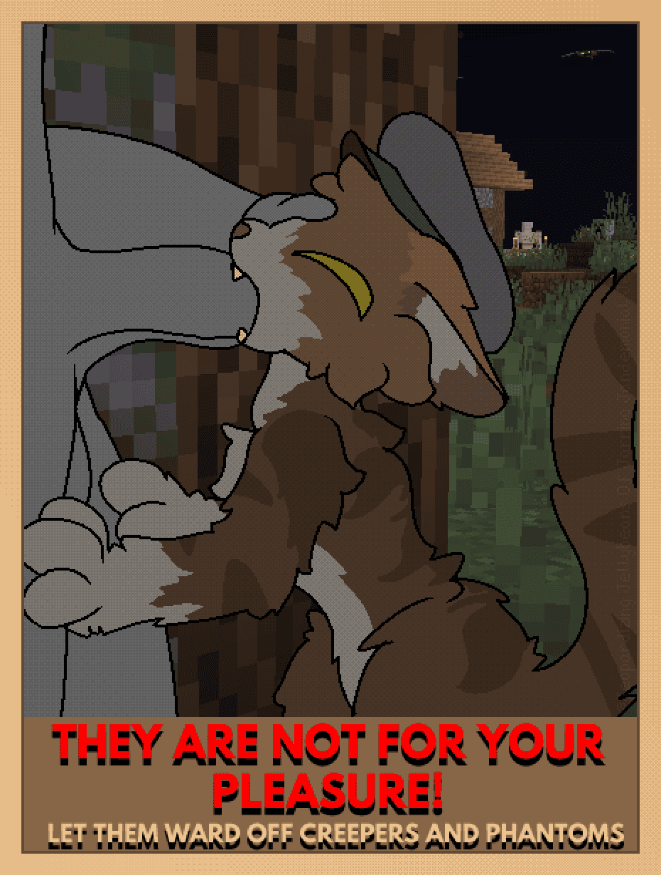 Minecraft Hentai Art - tail, neck bulge, male, inner ear fluff, microsoft file 6b3904fd2d3add066579a38ea3aa740881433112