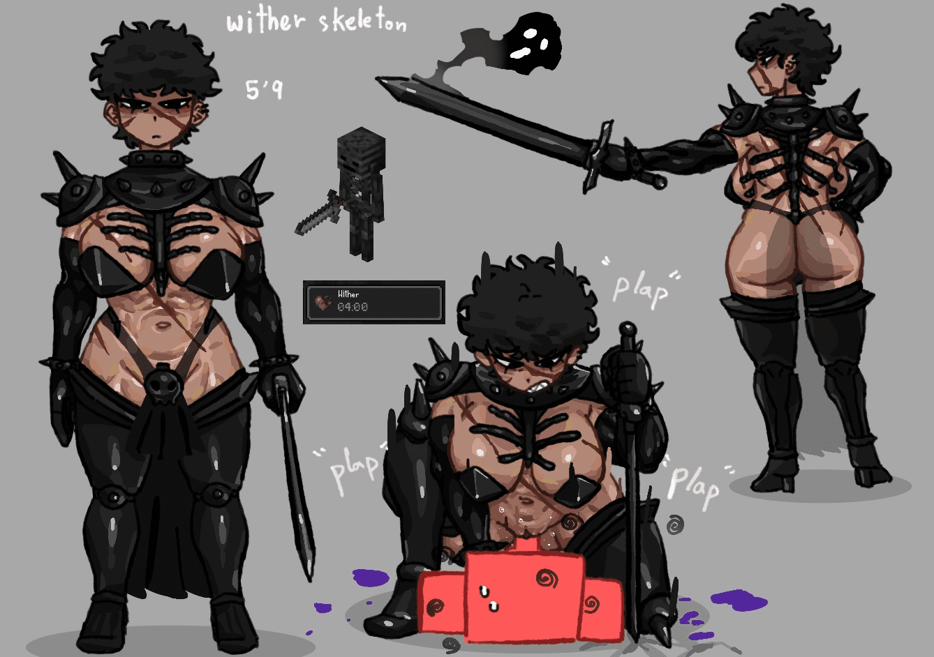 Wither skeleton x skeleton