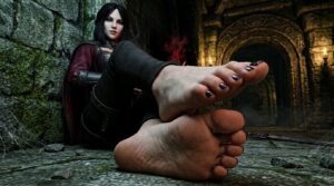 Skyrim Hentai Porn - foot focus, vampire, the elder scrolls, black hair, serana, foot fetish file 6d535ea96754ef62e554426ef001e354