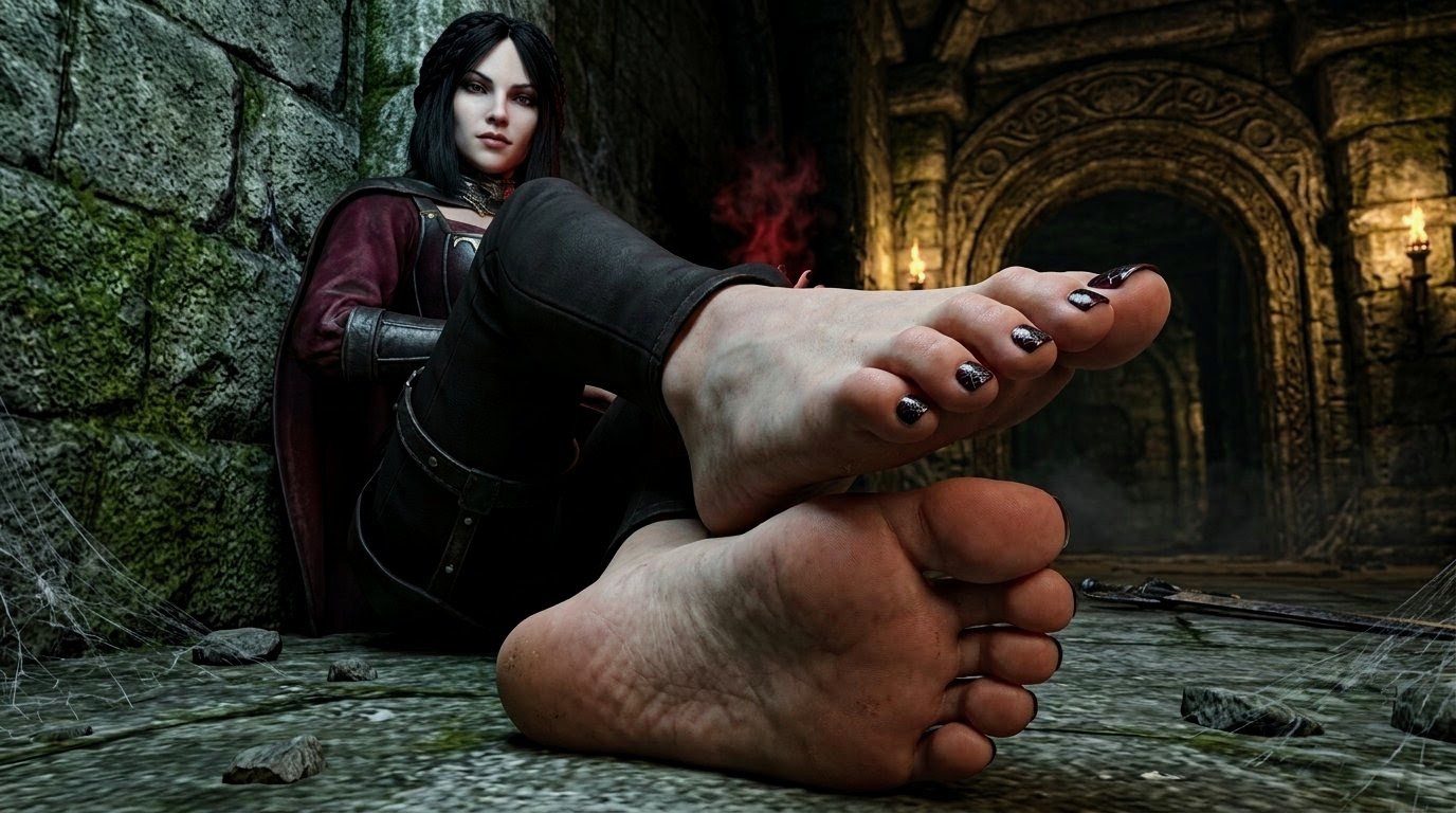 Skyrim Hentai Porn - foot focus, vampire, the elder scrolls, black hair, serana, foot fetish file 6d535ea96754ef62e554426ef001e354