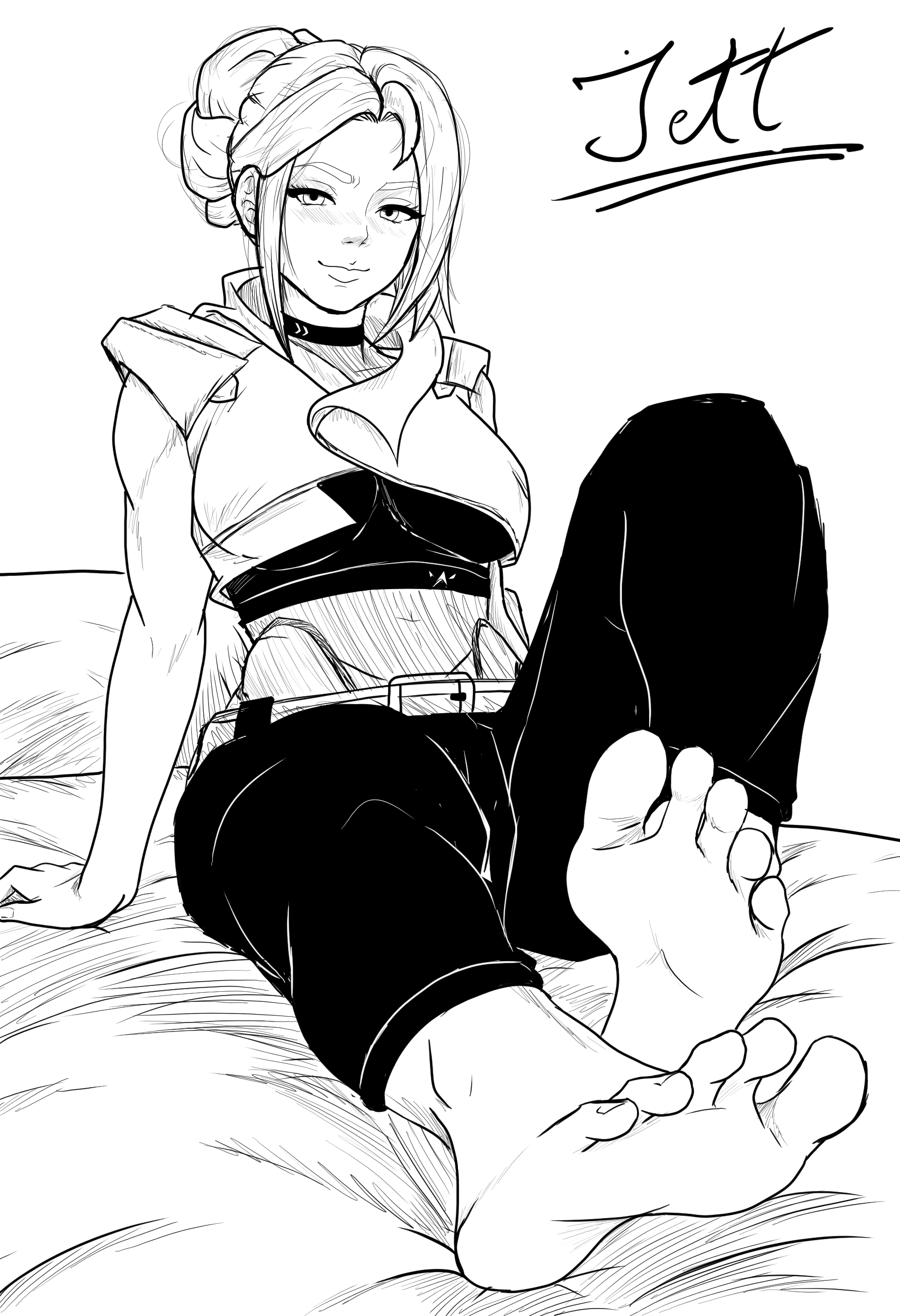 Jett Hentai Porn - toes, boceto, white background, feet, white hair file 71682e0cf7e6cc9ecf7845f9ce7e7222