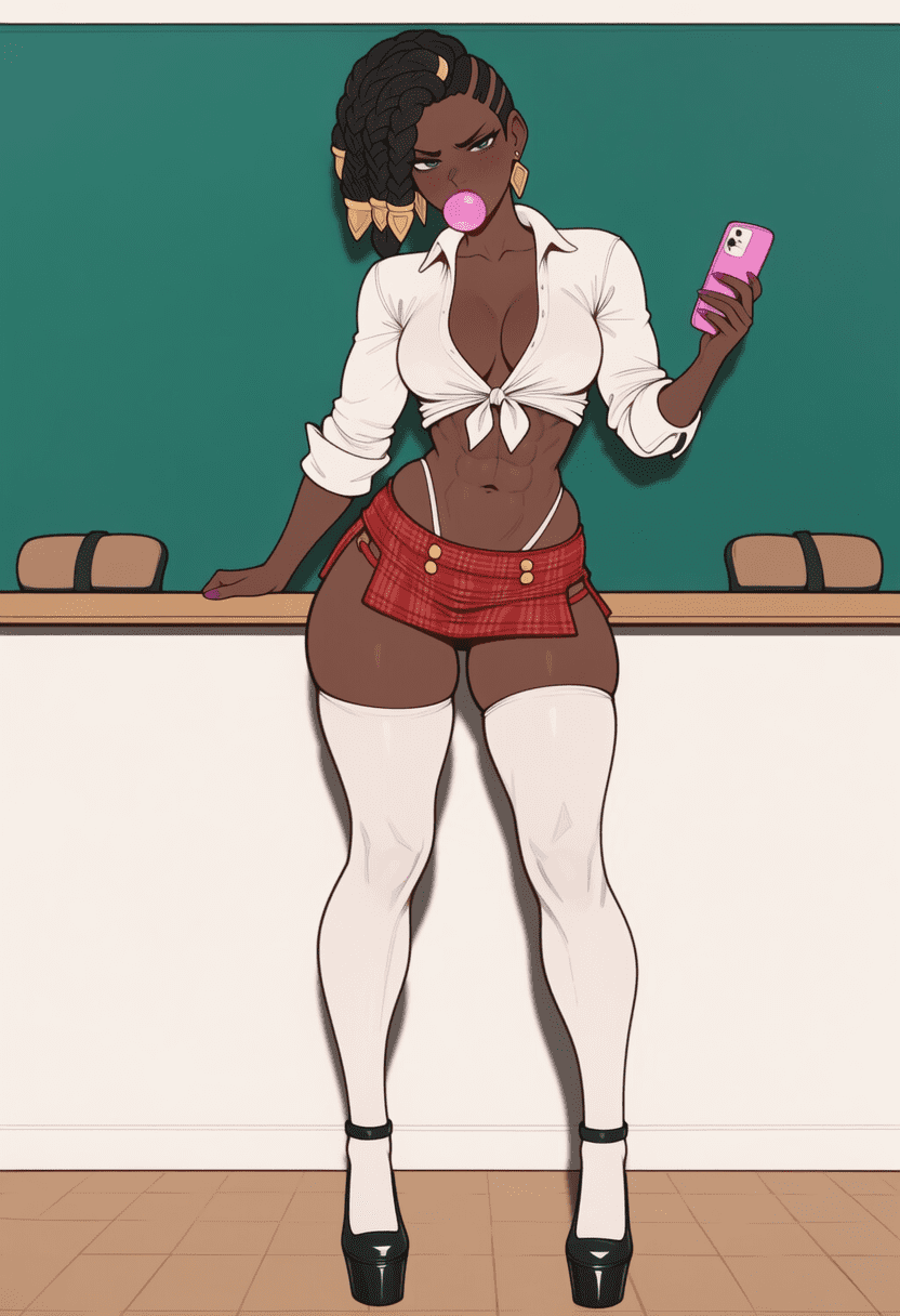 Senna Rule - slut, school uniform, rude, classroom, bubble gum file 7aad3c54fb4377012f5bc6e1845de7d0