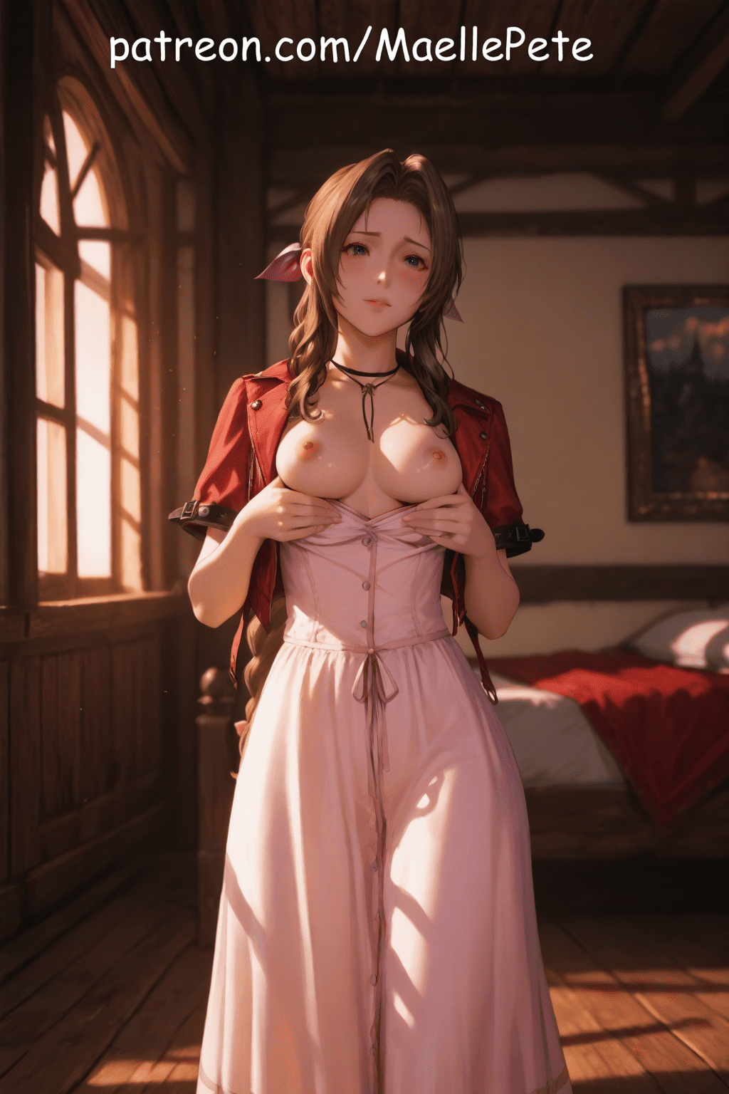 Final Fantasy Hentai - bed, nude, human, younger female, maellepetite, nipples file 7aece1b5e83a6dcb948f45f4b01f089e