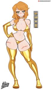 Alex Hentai Xxx - green eyes, skindentation, orange hair, navel, scar file 7c1394e2994278d6a8c58a95f522c550