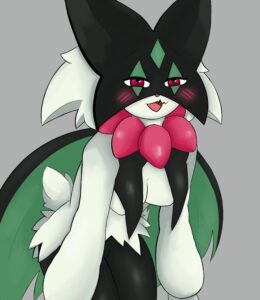 Pokemon Rule - meowscarada, blush, cute, pokemon (species), furry, thick thighs, female only file 7d21a09dbb5644a233b706e2bba66ba2