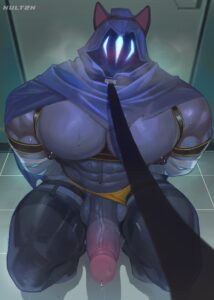 Omen Hentai Porn - thick thighs, leaking cum, straps, robe, huge penis, underwear, faceless character file 7e4b8ef18cd52fa63521454e2b8bf8a5