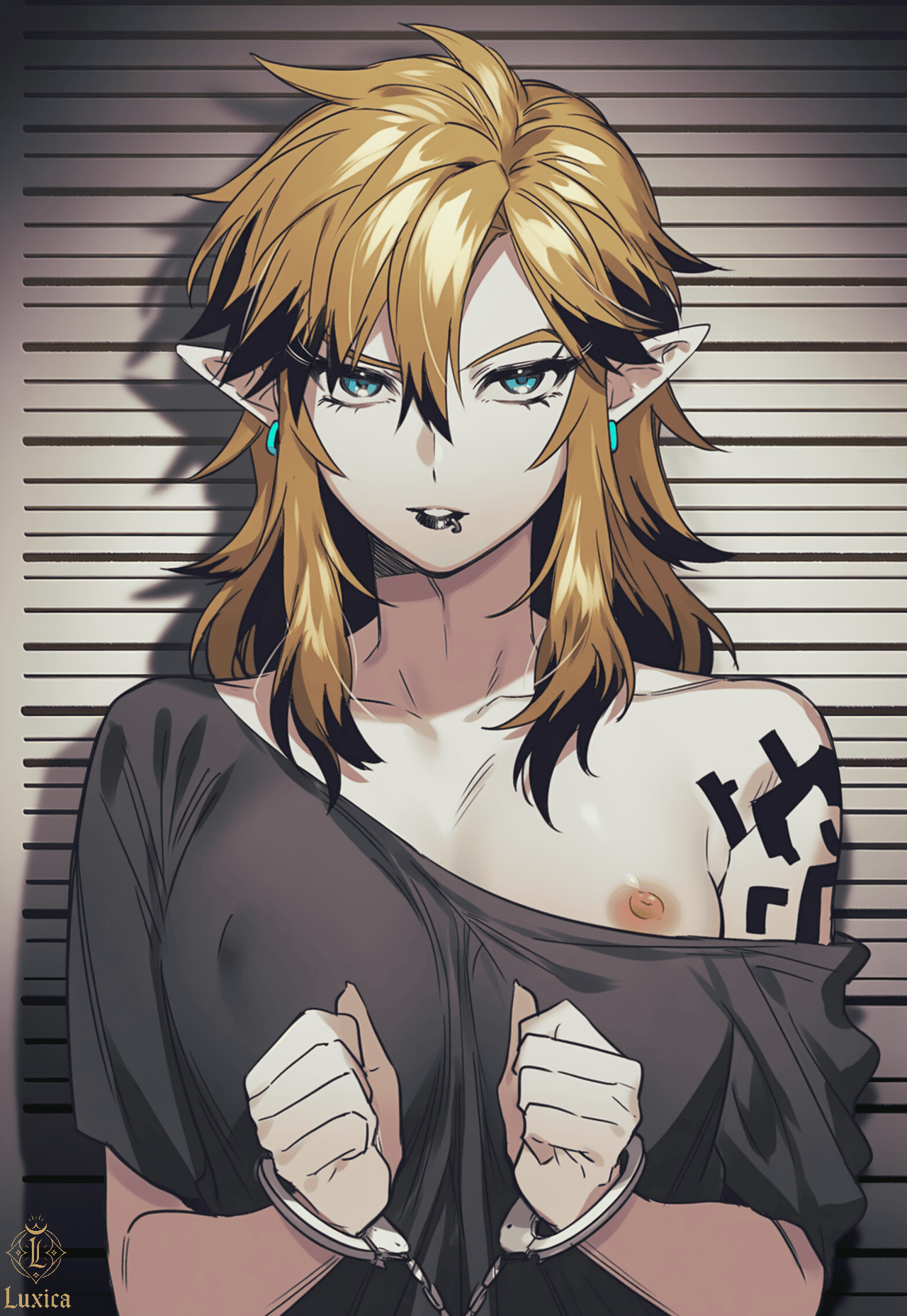 The Legend Of Zelda Xxx Art - lipstick, jail, twink, hylian ears, novelai, ai file 805fe4bf79623ad675fcf2a7f9eba397