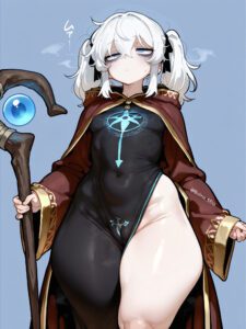 Skyrim Game Porn - voluptuous female, magical girl, ai generated, blue eyes, female only file 81c3d7e65c7105ed425eff6c1e8ee43a