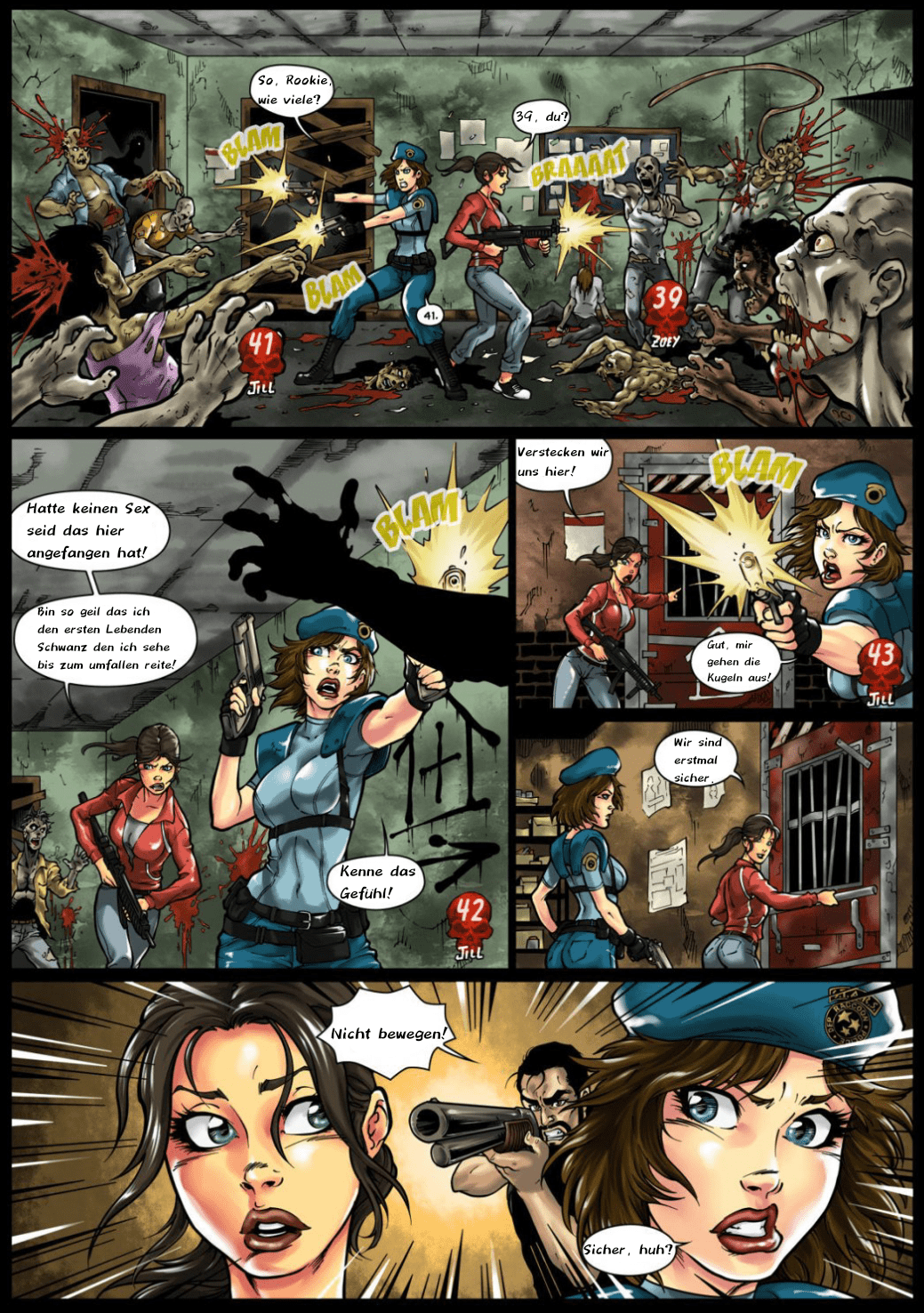 Resident Evil Hentai - deutsch, left 4 dead, jill valentine, german text, apothisexual (translator), zombie, eastern and western character file 8256bccd57b1489d551a3f5f452fa153