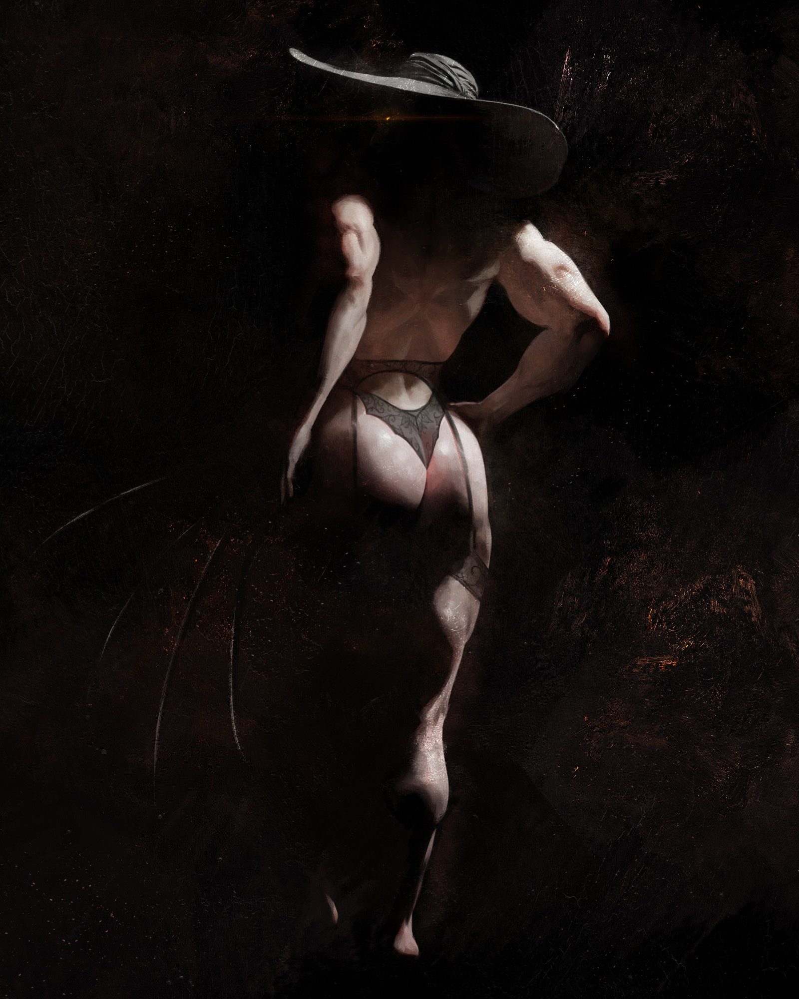 Resident Evil Game Porn - back muscles, solo focus, toned body, villainess, artistic nude, lace-trimmed panties, toned female file 86913c692315a3cf3e6f27b321843e4a