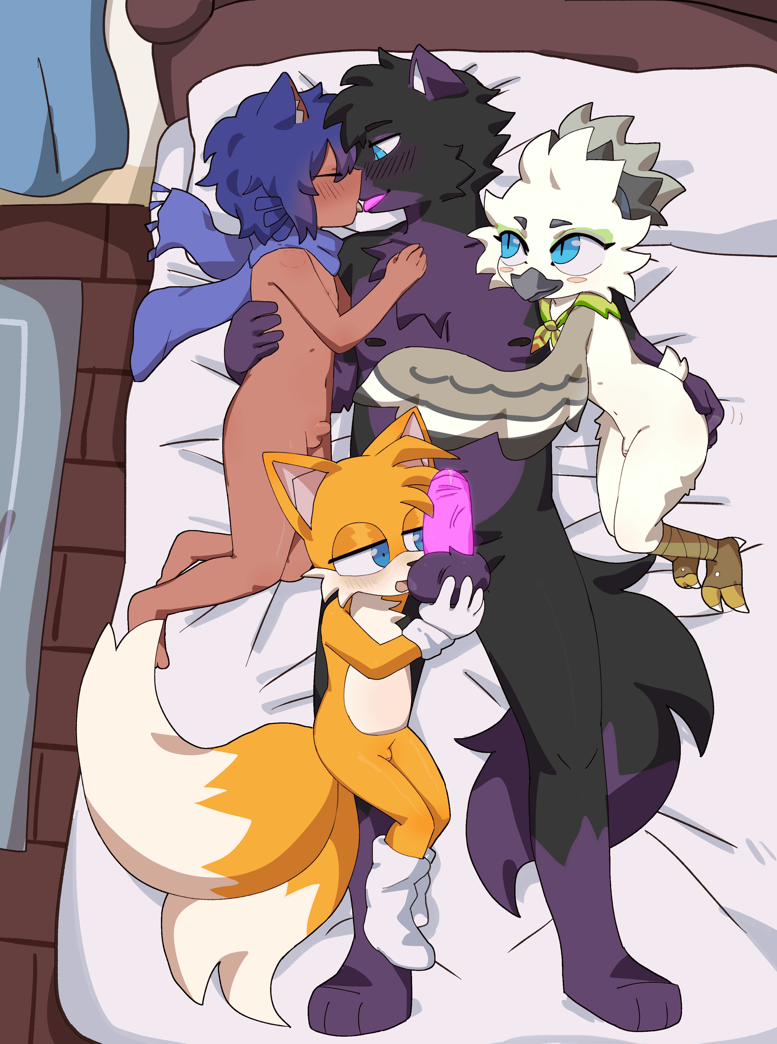 The Legend Of Zelda Game Hentai - rito, bird boy, 4boys, niko (oneshot) file 8800cd9e62643b4b1326d35c3324e097