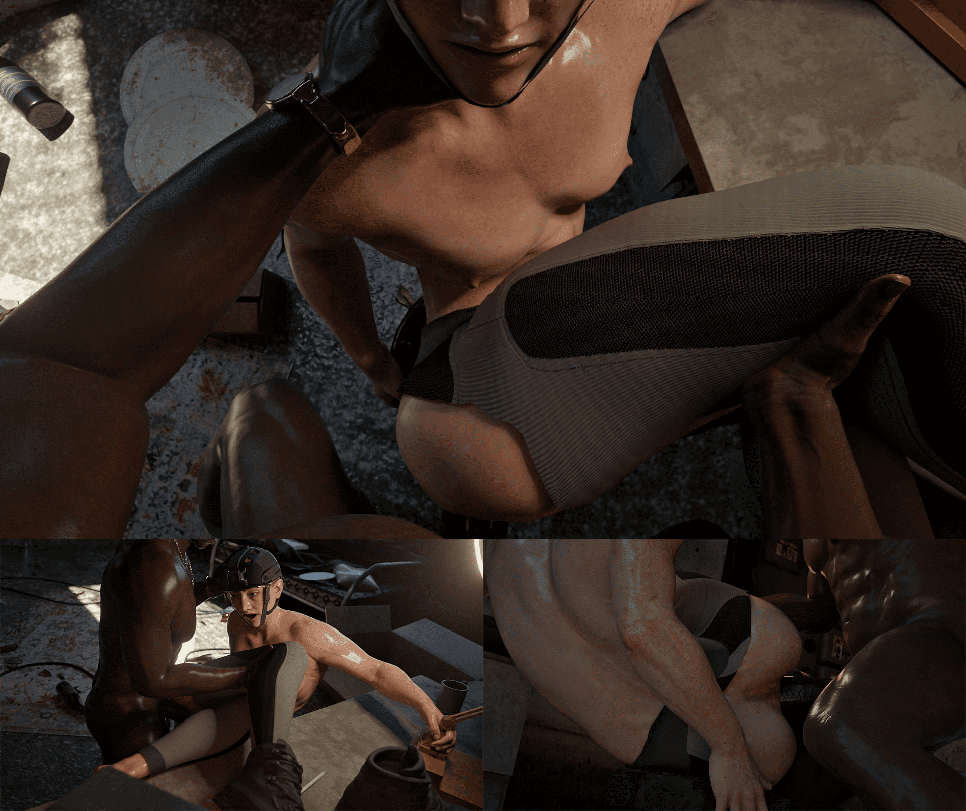 The Last Of Us Hentai Art - neck grab, head grab, anal, abigail anderson, female, leggings file 8b164450d02521c76a59c922538720b8