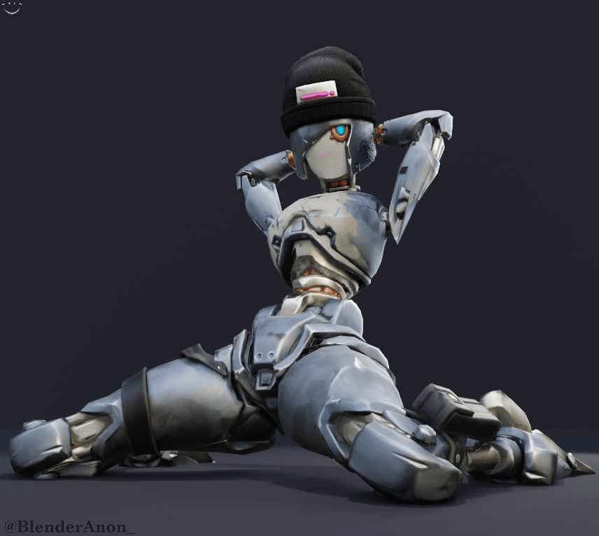 Rebel Hot Hentai - robot girl, pose, blenderanon , 1girls file 8fddb68aa77189145f43895f2164515d