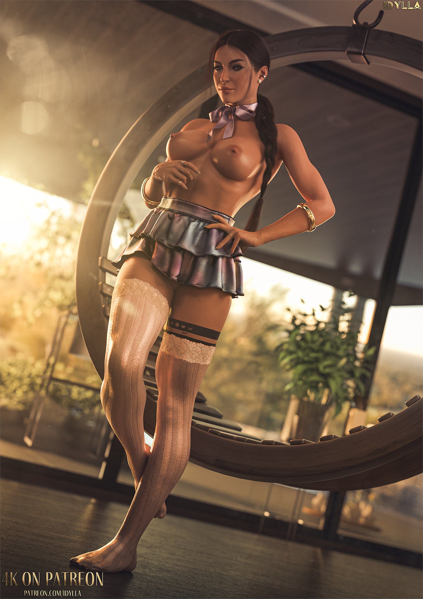 Tomb Raider Porn Hentai - brown eyes, legwear, skirt, hourglass figure, pinup file 8fe7a13d9c8650fe2b77c16d27dcef2c